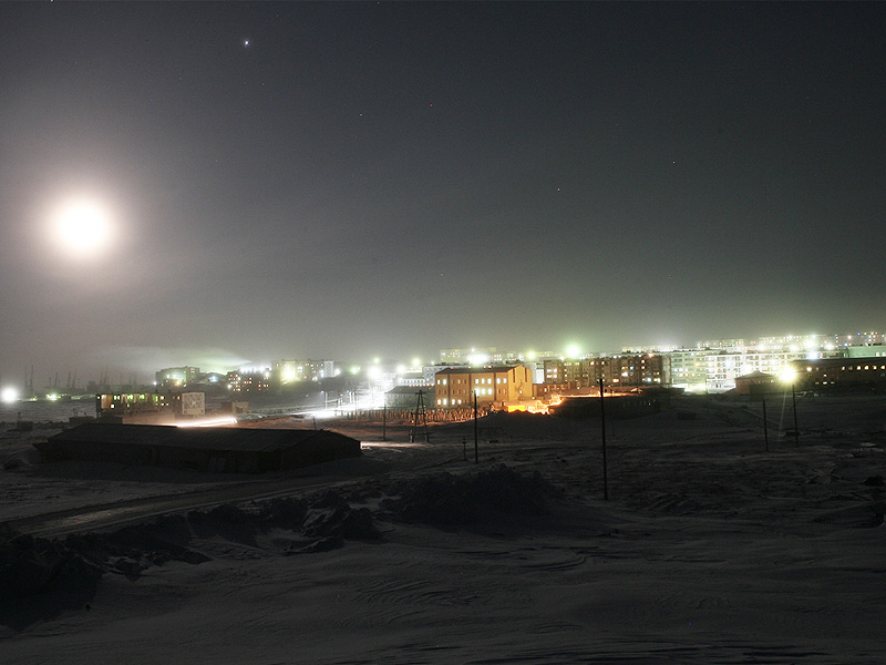 Тикси, 16.01.2014 г. 18.00, фото КДС